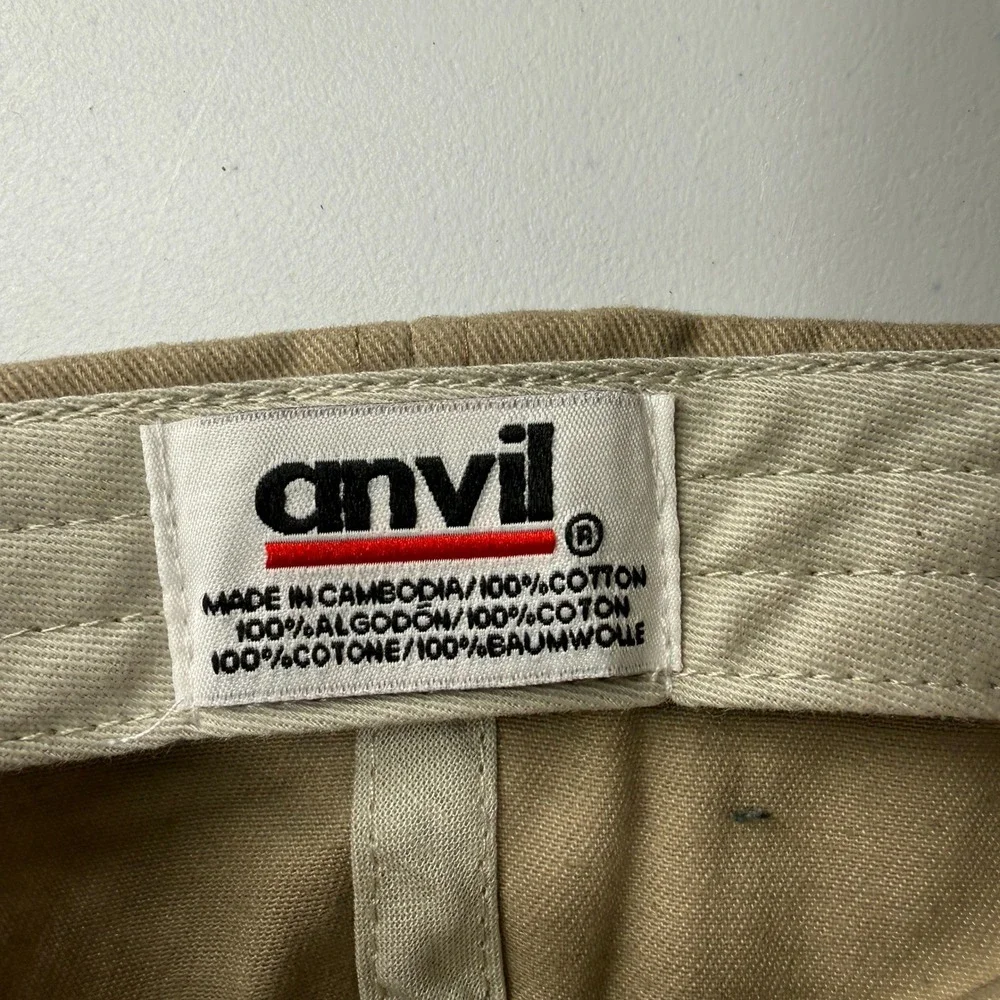 Anvil Luray Caverns Hat Mens OSFA Tan Embroidered Souvenir Dad Cap Virginia